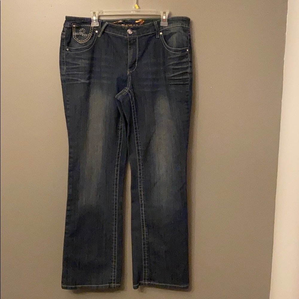 Seven7 plus size bootcut jeans